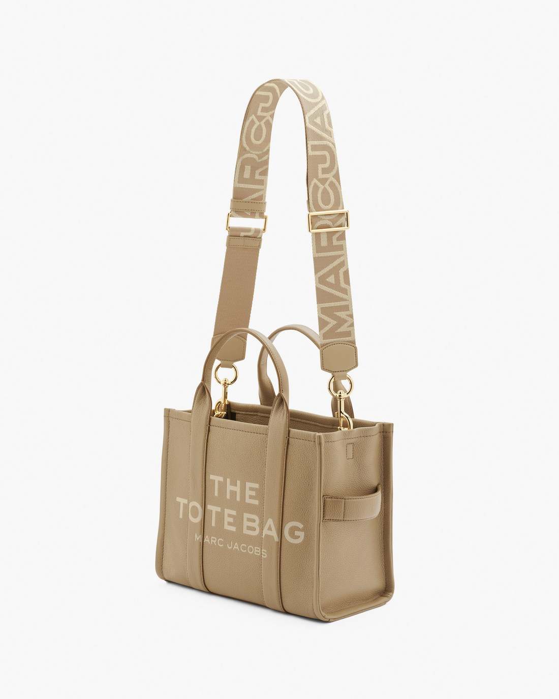 The Outline Logo Webbing Strap Camel