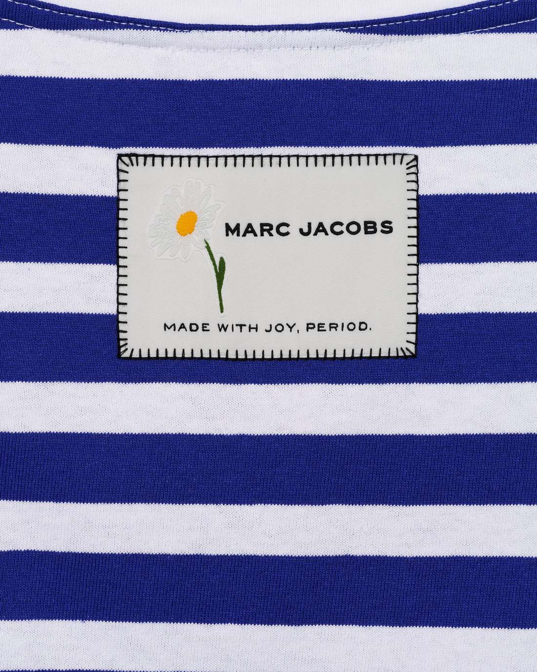 Daisy Striped Longsleeve Pansy/White