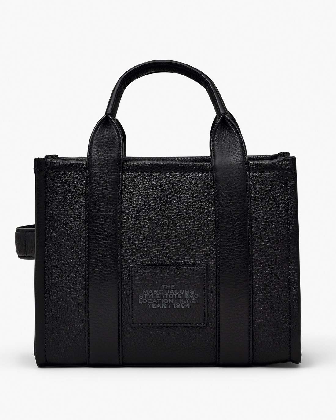 The Leather Small Tote Bag Black