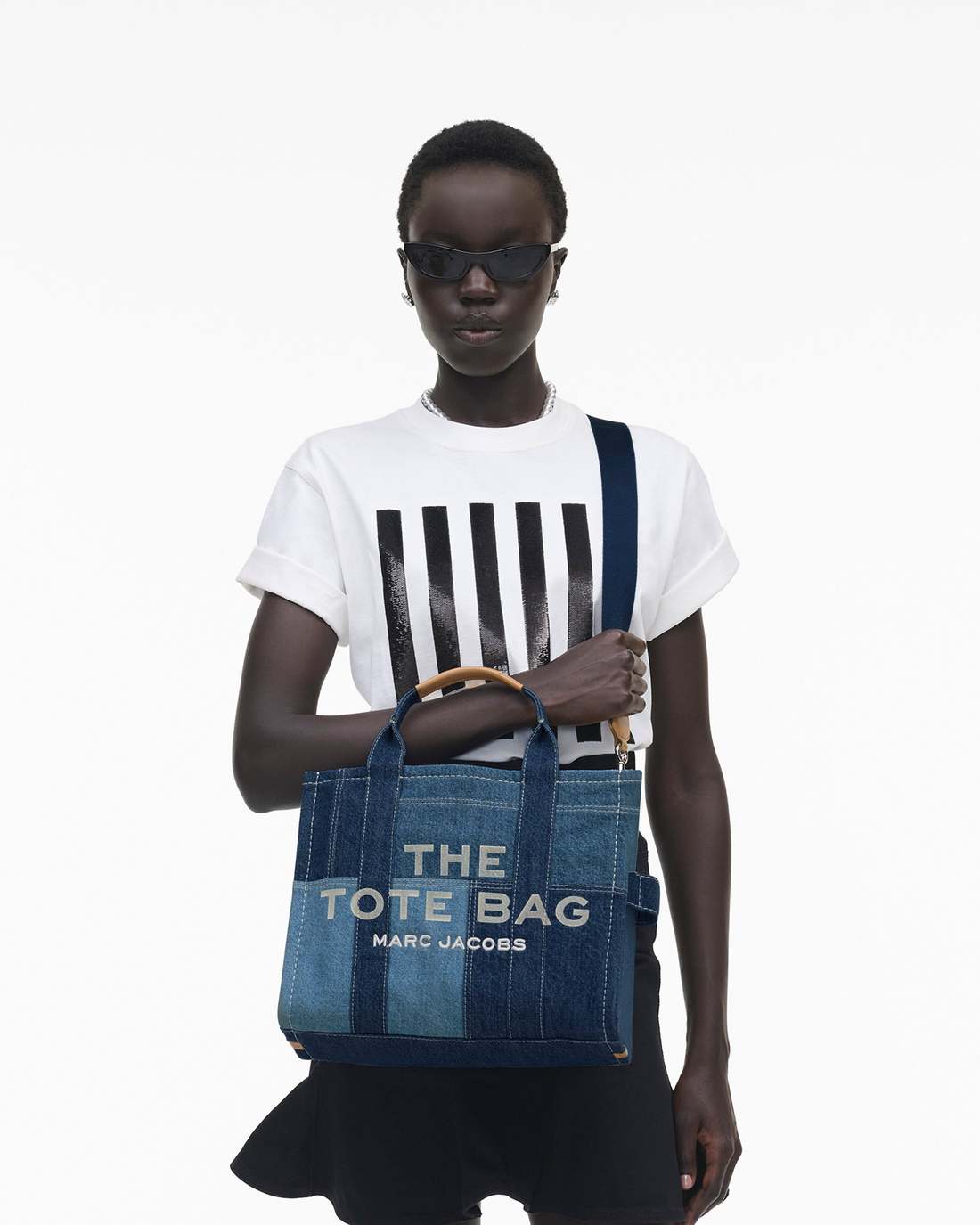 The Denim Medium Tote Bag Blue Denim