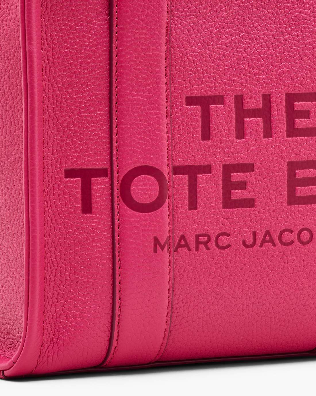 The Leather Small Tote Bag Raspberry Pink