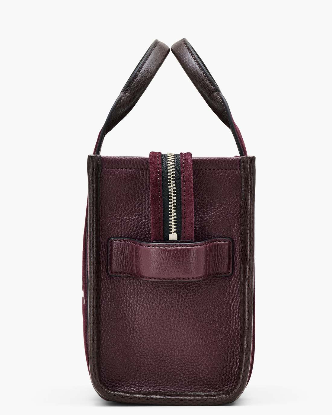The Suede Small Tote Bag Dark Plum