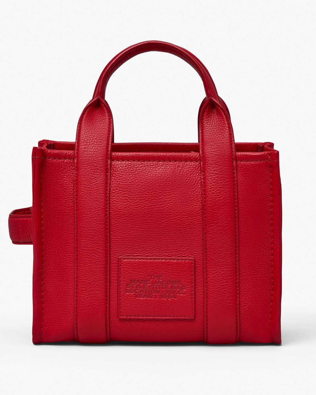 The Leather Small Tote Bag True Red
