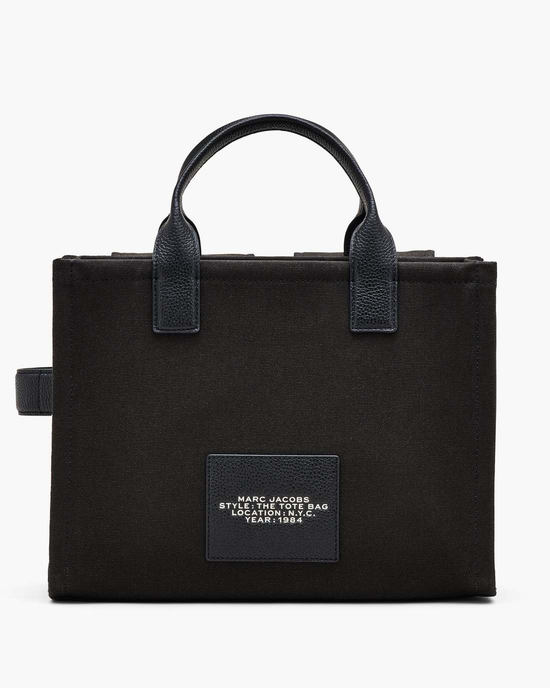 The Cargo Canvas Medium Tote Bag Black