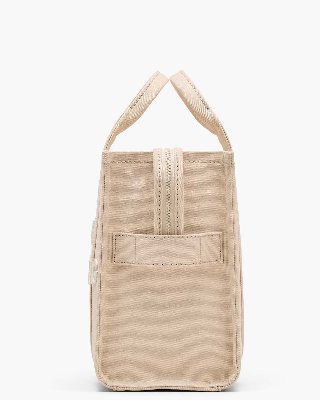 The Daisy Script Canvas Medium Tote Bag Cloud White Multi