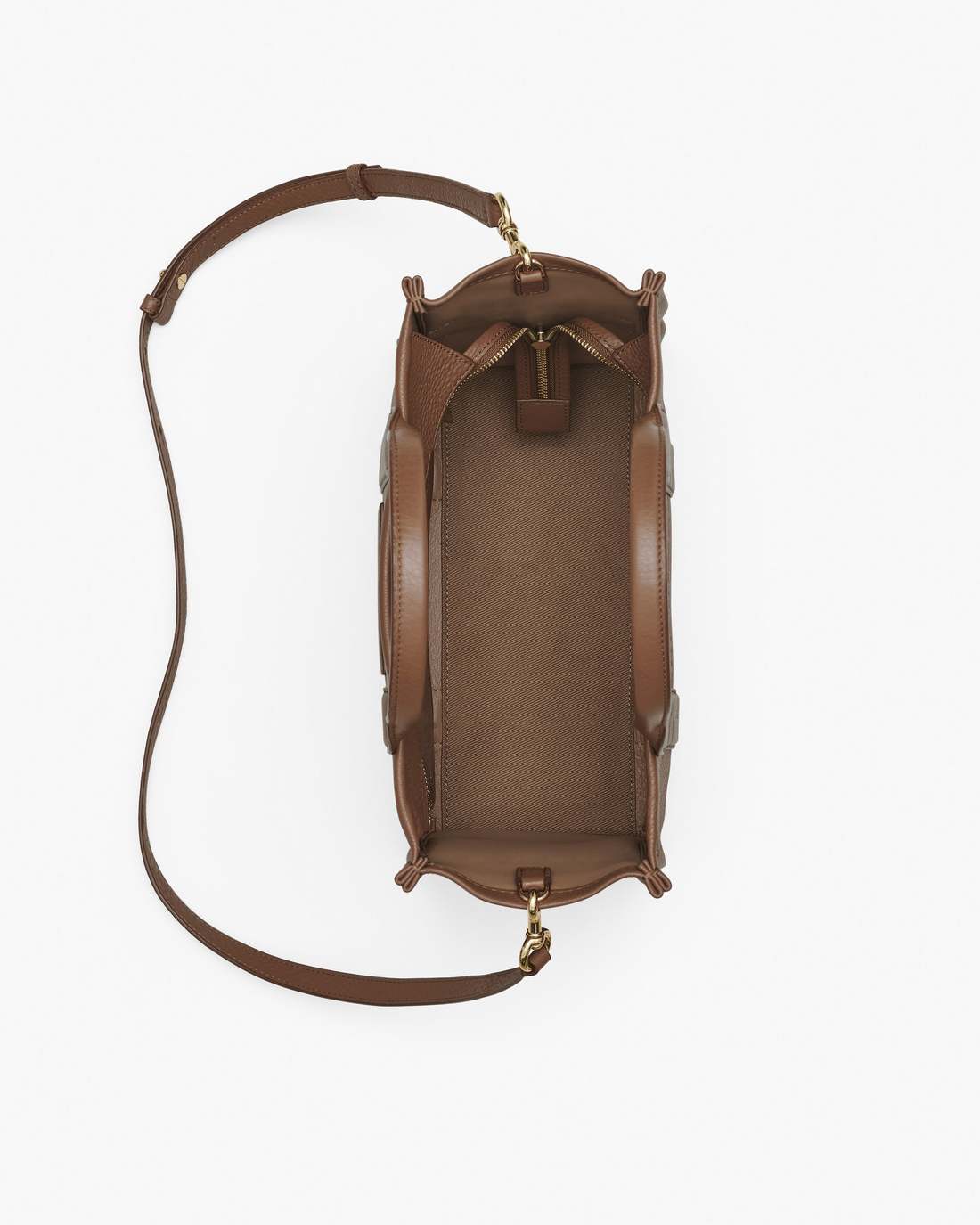 The Leather Medium Tote Bag Argan Oil