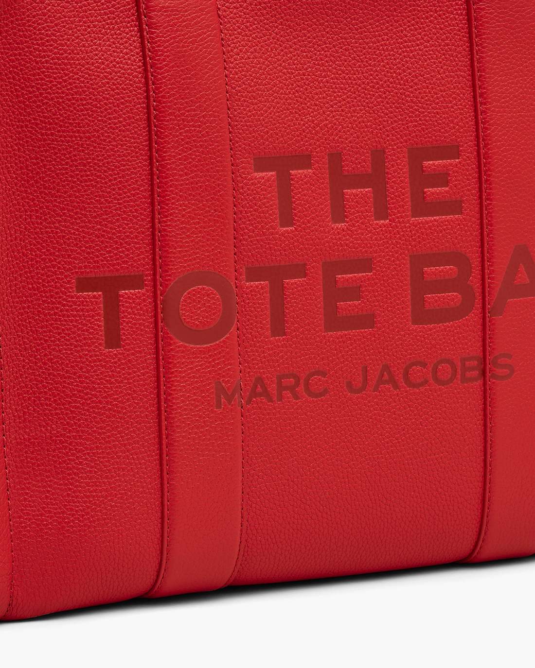 The Leather Large Tote Bag True Red