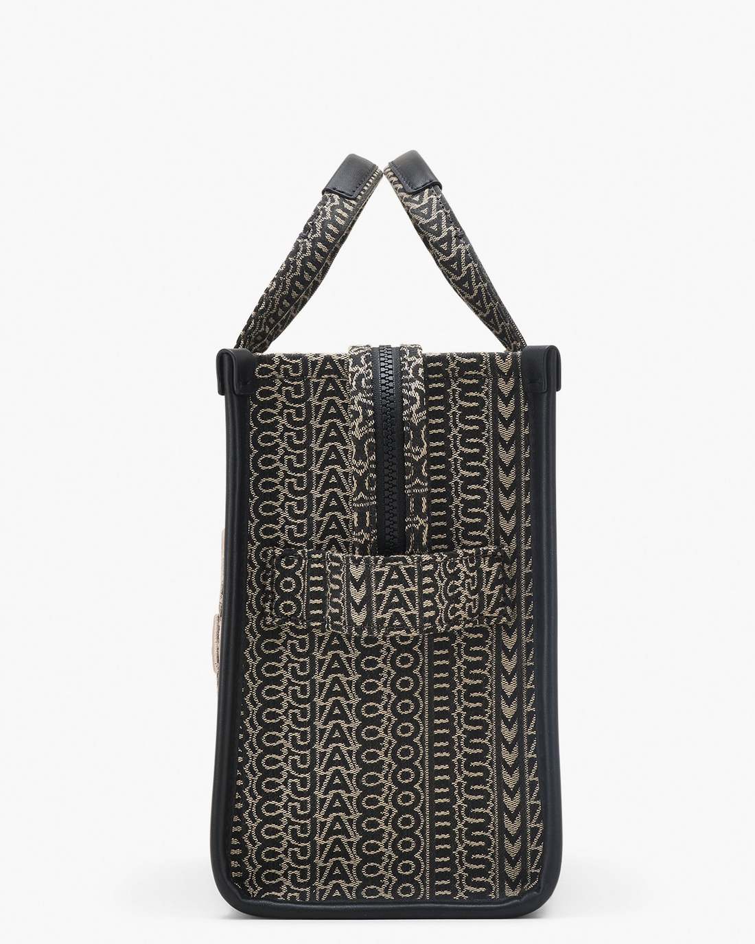 The Monogram Jacquard Medium Tote Bag Beige Multi