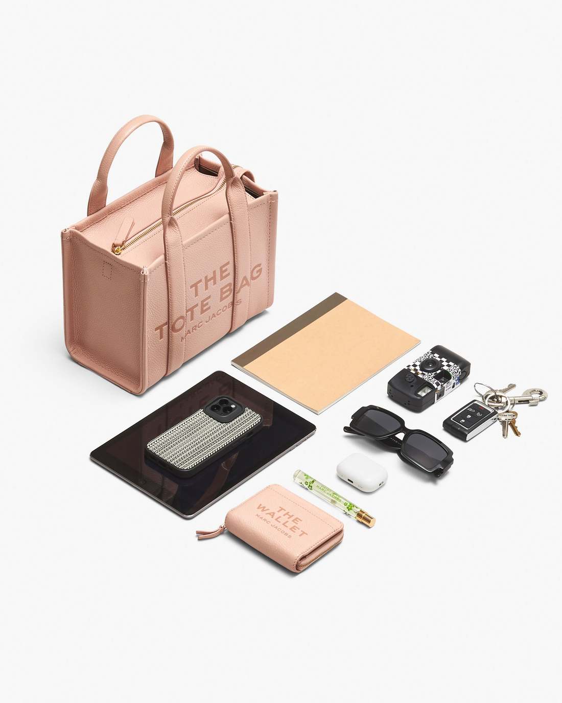 The Jacquard Small Tote Bag Warm Sand