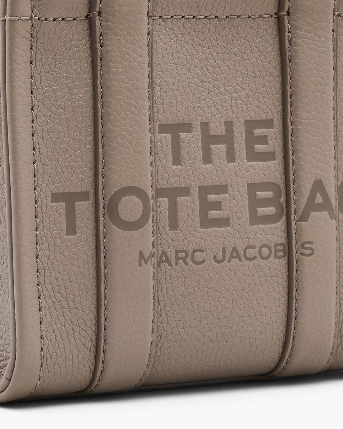 The Leather Crossbody Tote Bag Cement