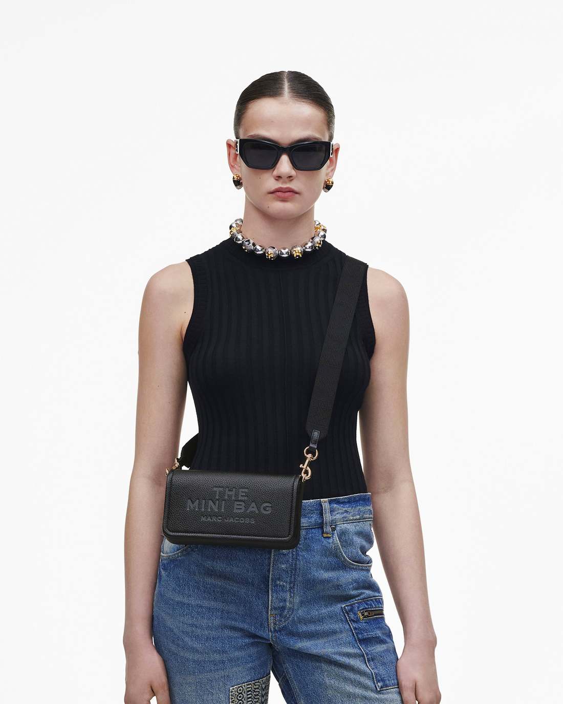 The Leather Mini Bag Black