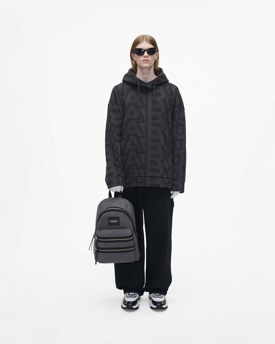 The Biker Nylon Large Backpack Dark Shadow