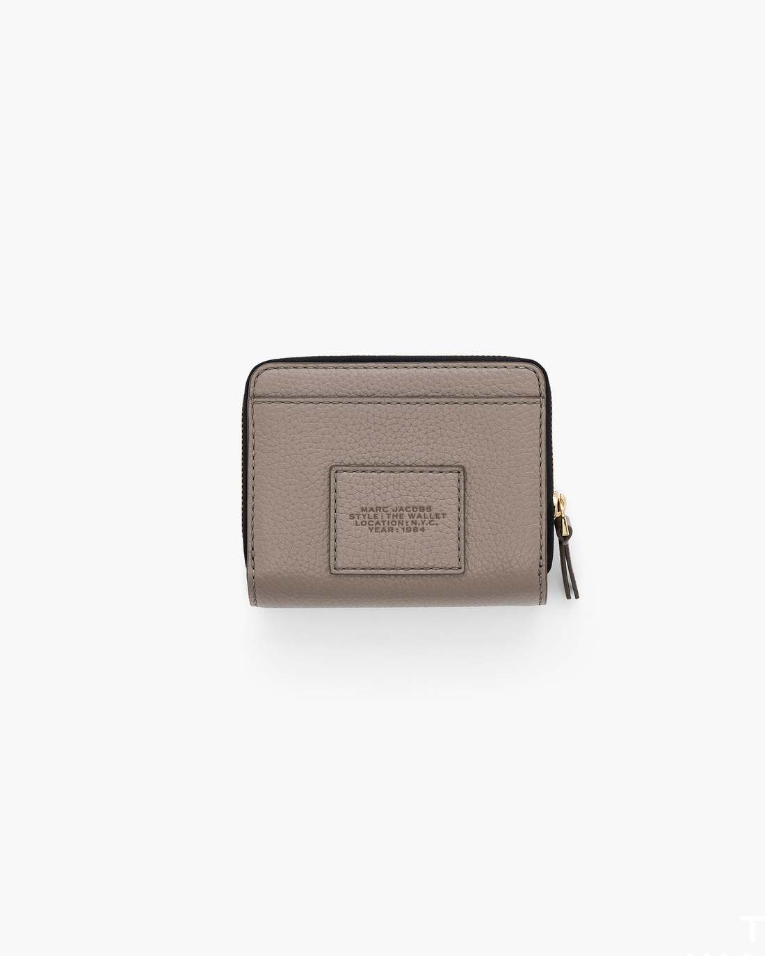 The Leather Mini Compact Wallet Cement