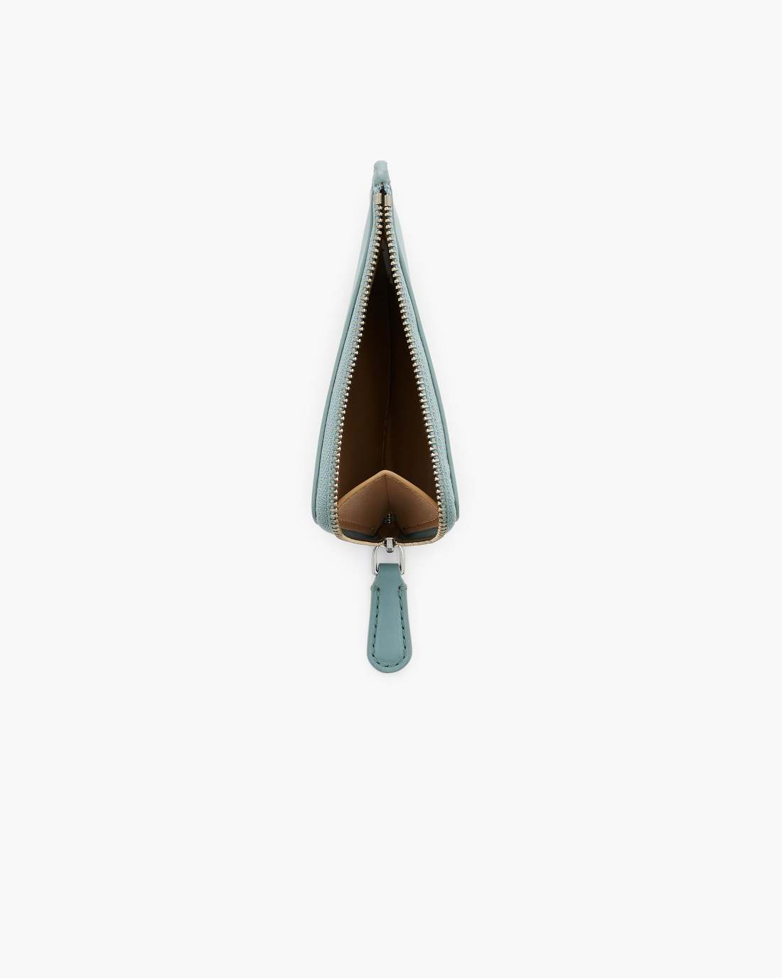 The Everyday Top Zip Charm Wallet Sky Blue
