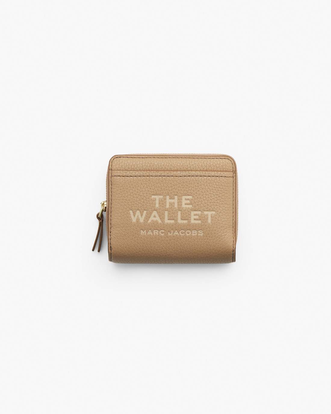 The Leather Mini Compact Wallet Camel