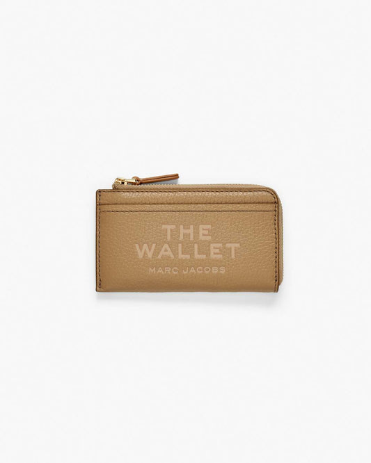The Leather Top Zip Multi Wallet Camel