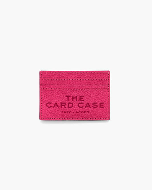 The Leather Card Case Raspberry Pink