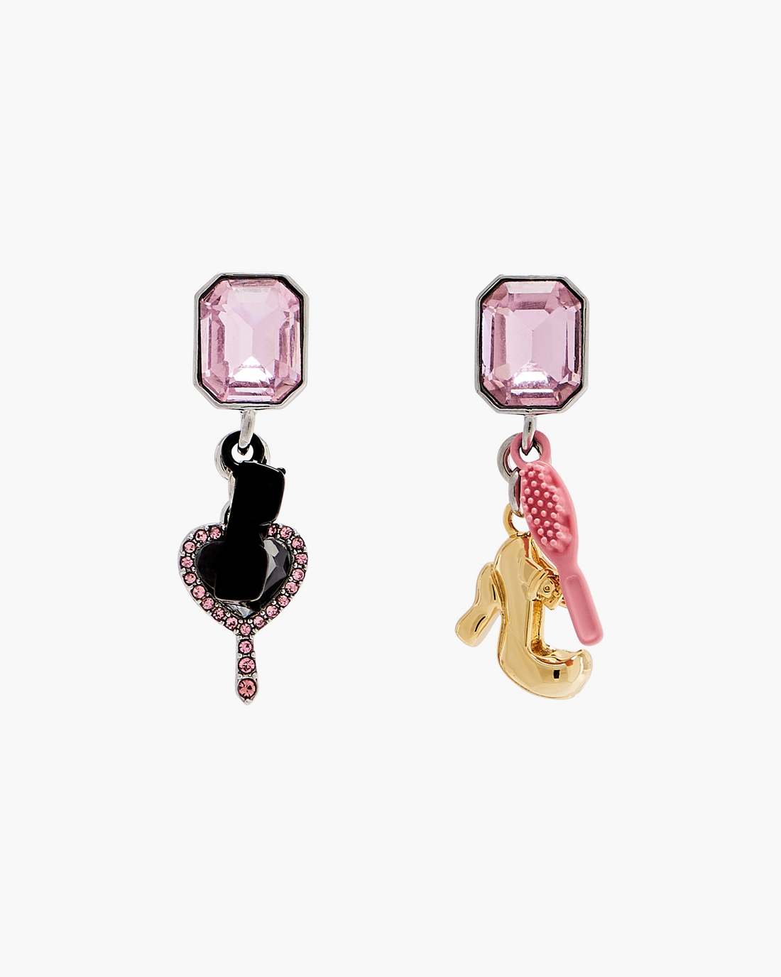The Dollhouse Charm Earrings Silver/Multi