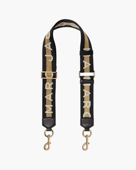 The Logo Webbing Strap Gold Multi