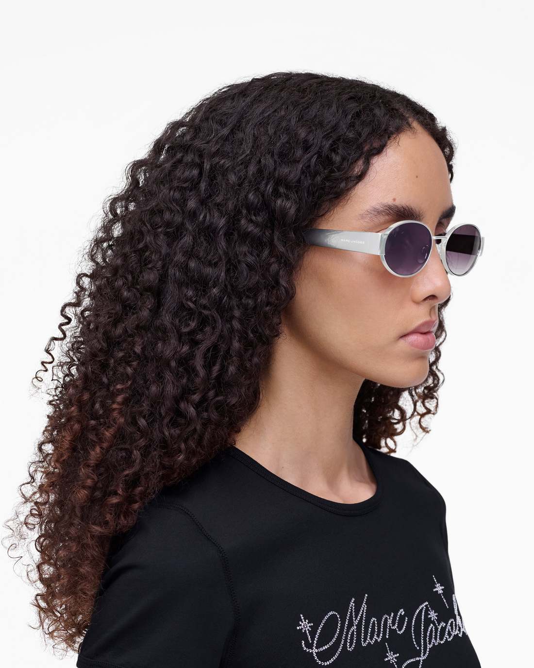 The Classic Logo Round Sunglasses Silver