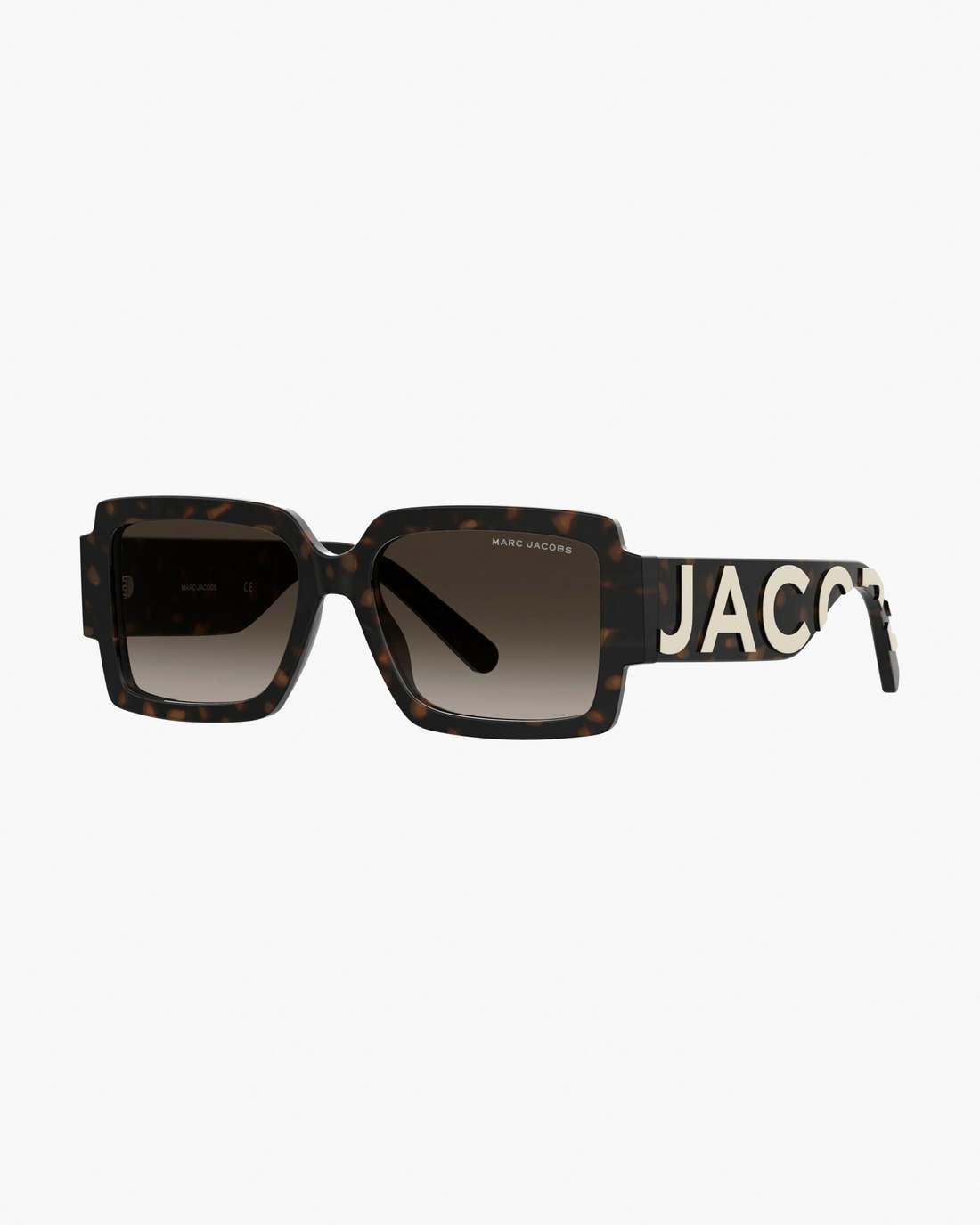 The Bold Logo Square Sunglasses Havana
