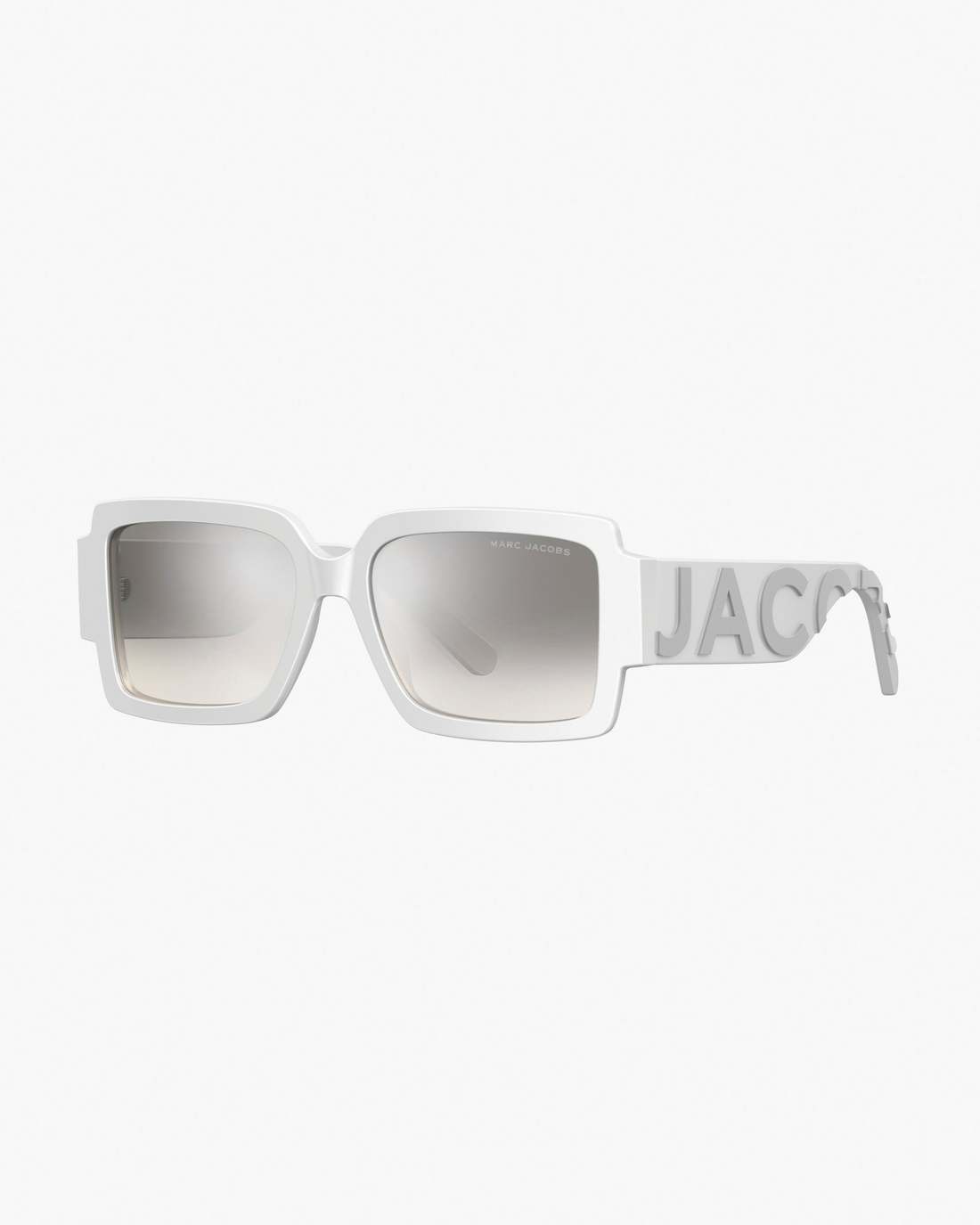 The Bold Logo Square Mirrored Sunglasses White/Grey