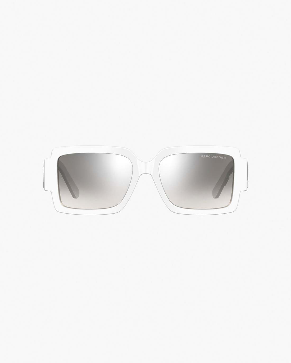 The Bold Logo Square Mirrored Sunglasses White/Grey