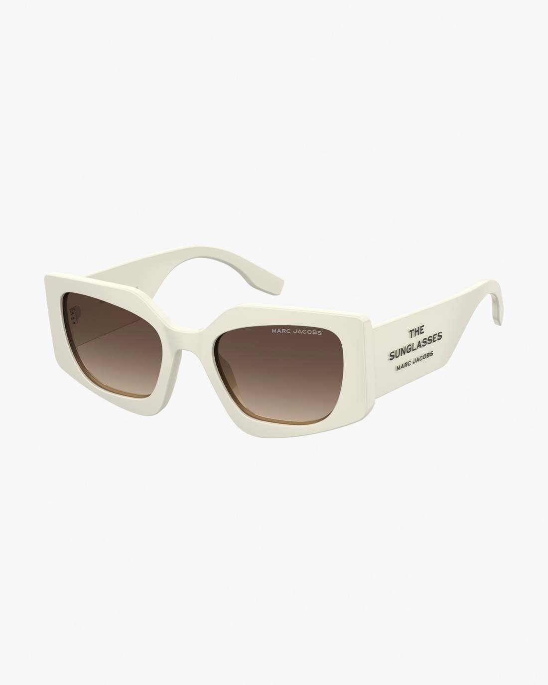 The Square Cat Eye Sunglasses Ivory