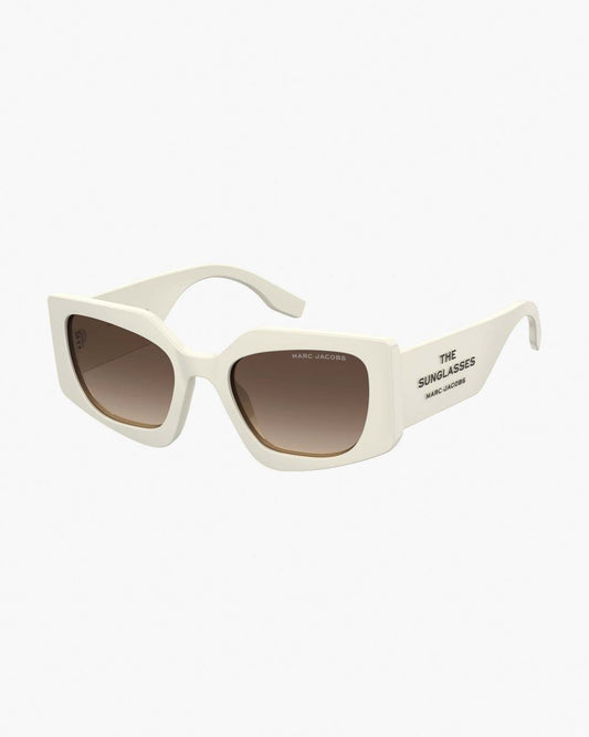 The Square Cat Eye Sunglasses Ivory