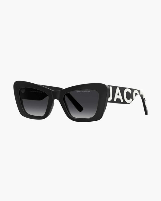The Bold Logo Cat Eye Sunglasses Black/White