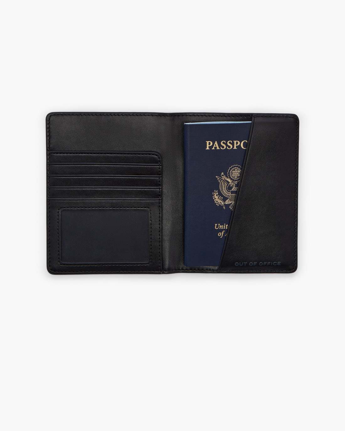 The Passport Case Black