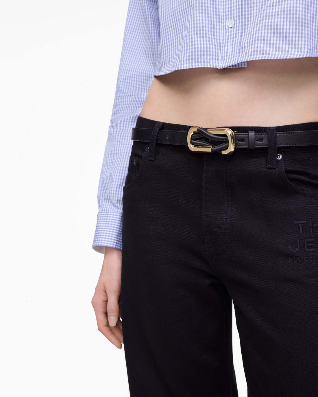 The Dual Belt Black/Gold