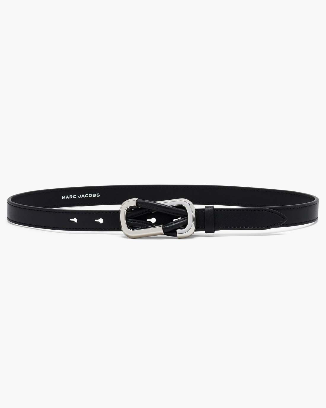 The Dual Belt Black/Silver