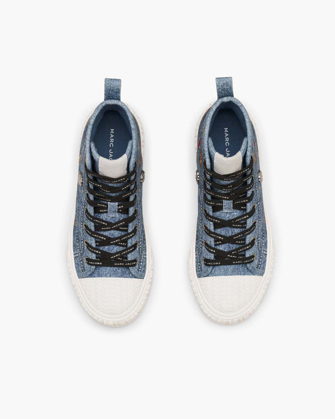 The Trinket Charm High Top Sneaker Medium Wash Multi
