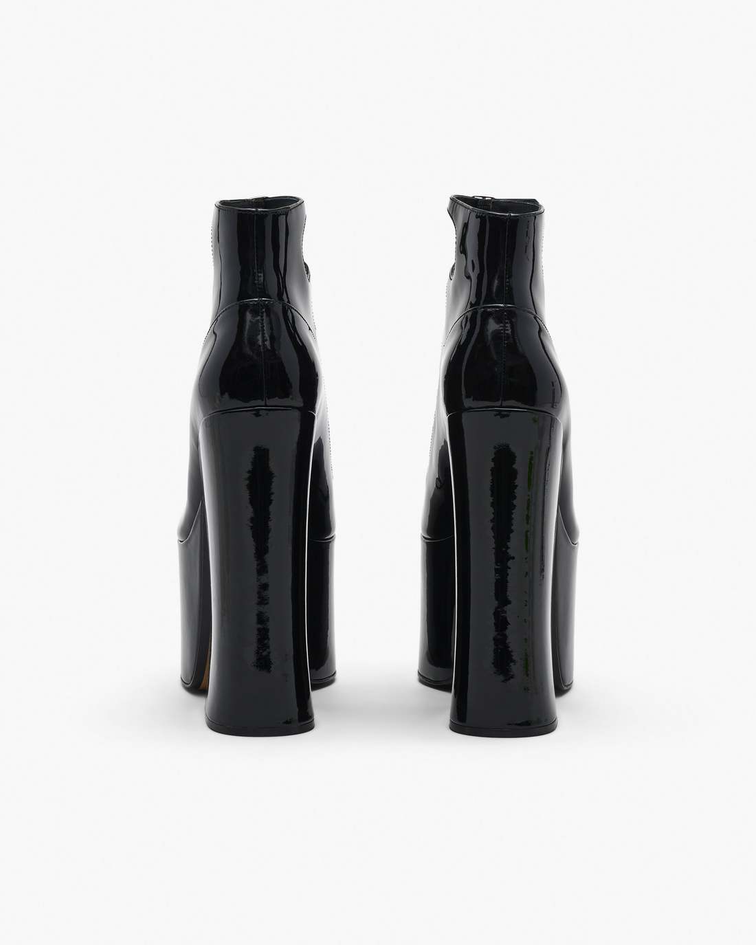 The Patent Leather Kiki Ankle Boot Black