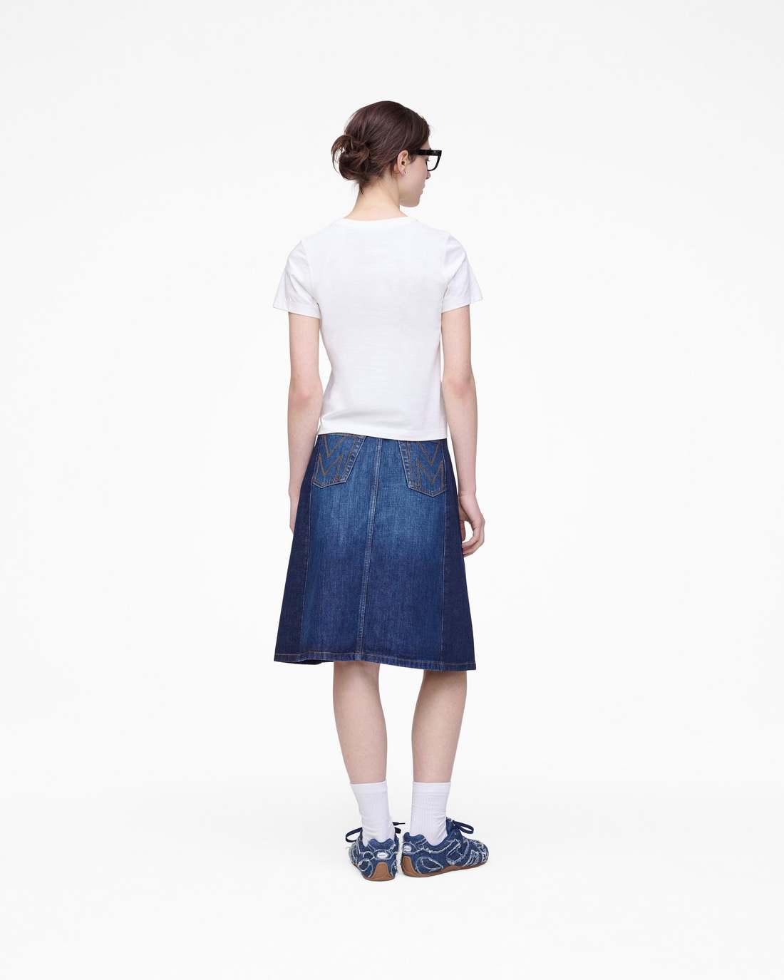 Daisy Logo Slim Tee White