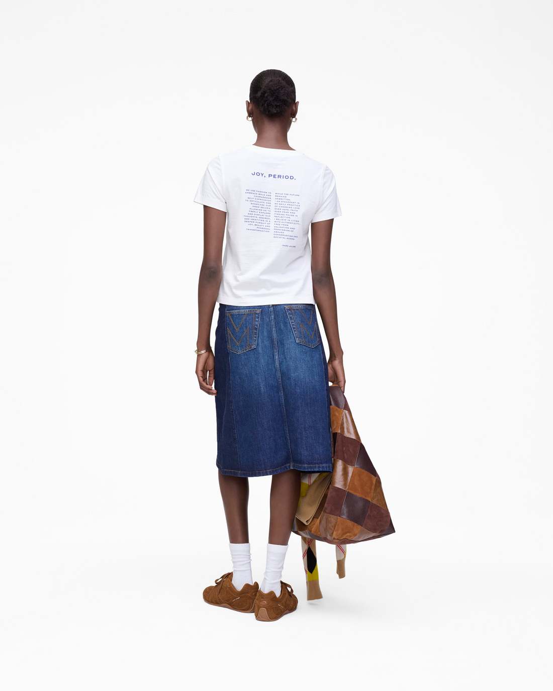 Joy. Slim Tee White
