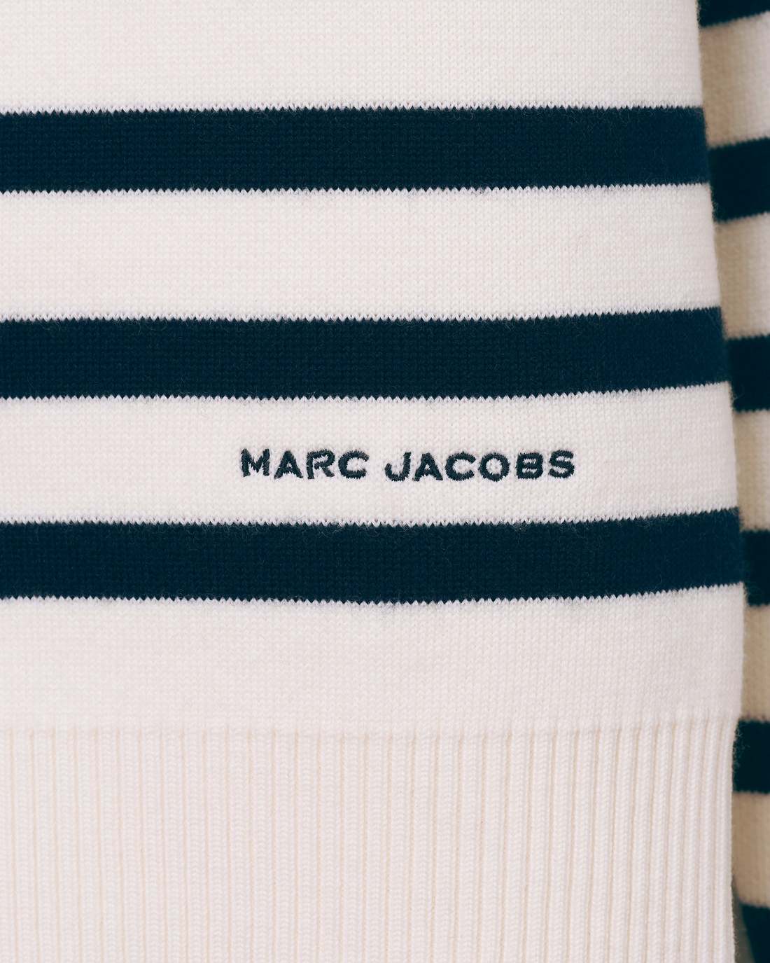 Breton Stripe Crewneck White/Navy