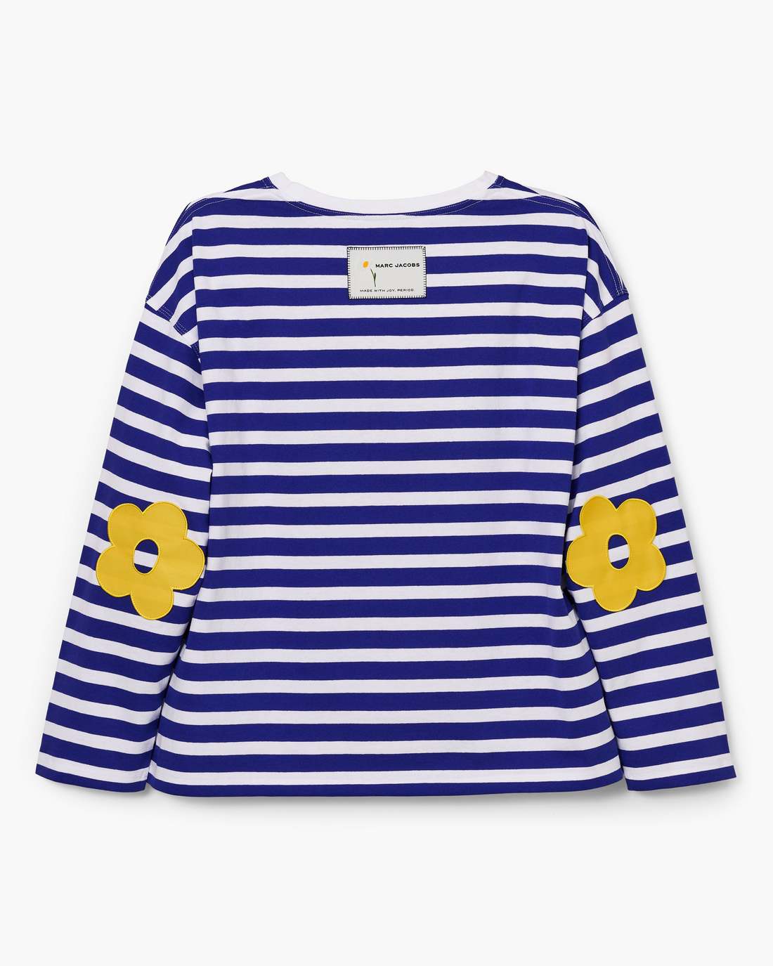 Daisy Striped Longsleeve Pansy/White