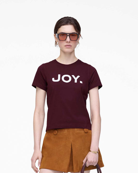 Joy. Slim Tee Dark Plum