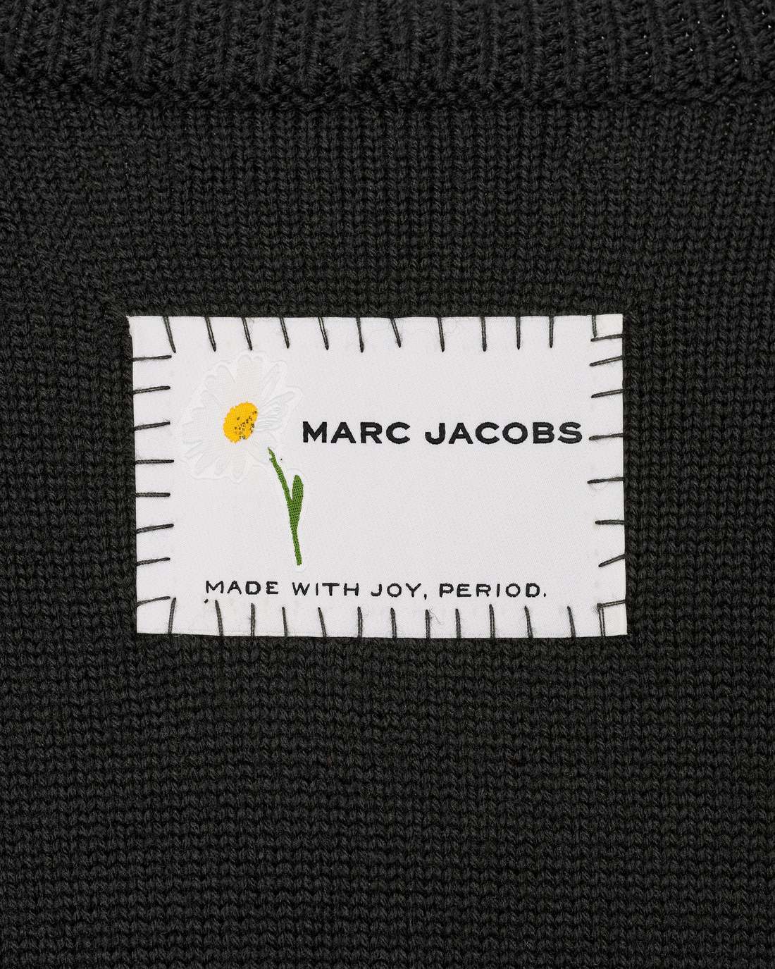 Marc Is Joy Jacquard Crewneck Black