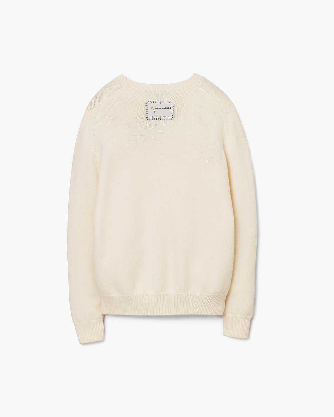 Marc Is Joy Jacquard Crewneck Ivory