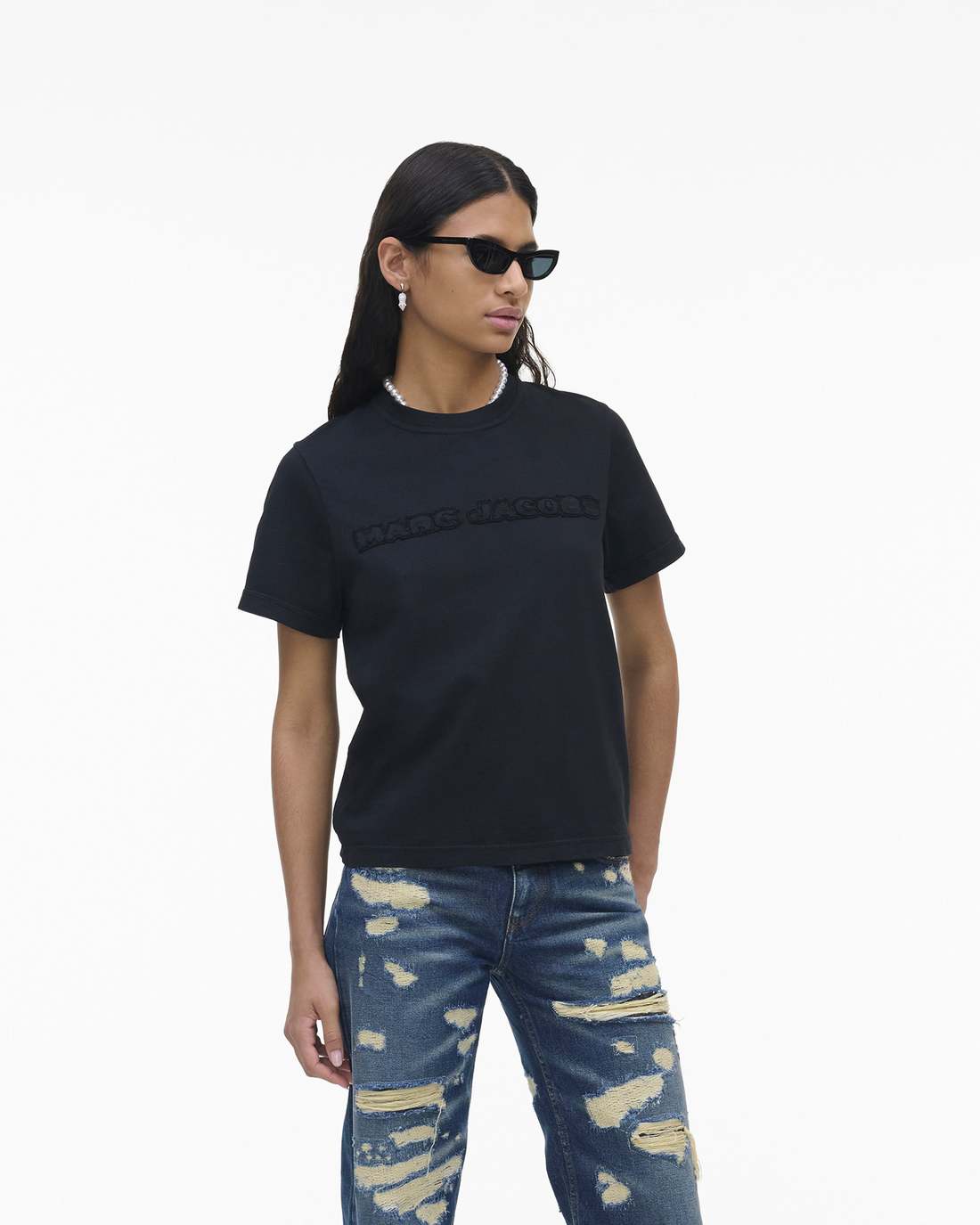 The Logo Baby Tee Black