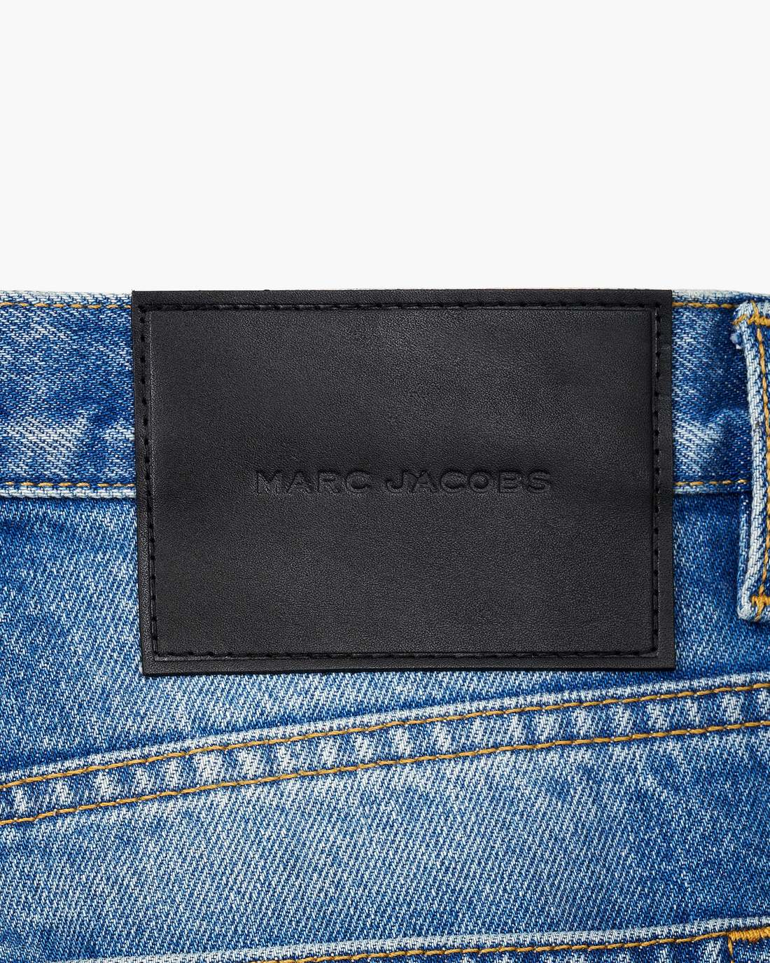 Patchwork Straight Jean Bright Indigo