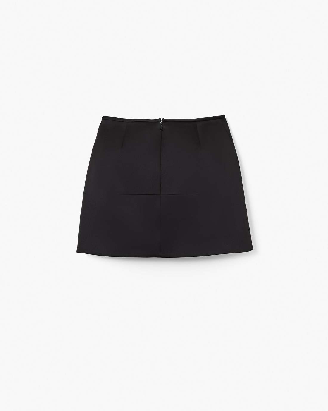 The Duchess Satin Skirt Black