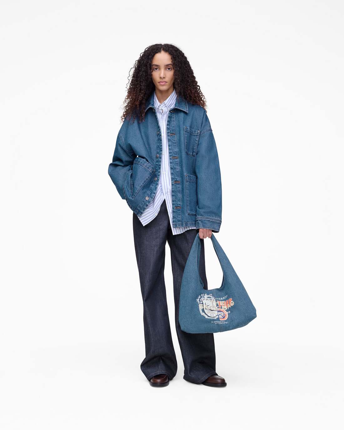 The A.P.C. X Marc Jacobs Denim Unisex Jacket Washed Indigo