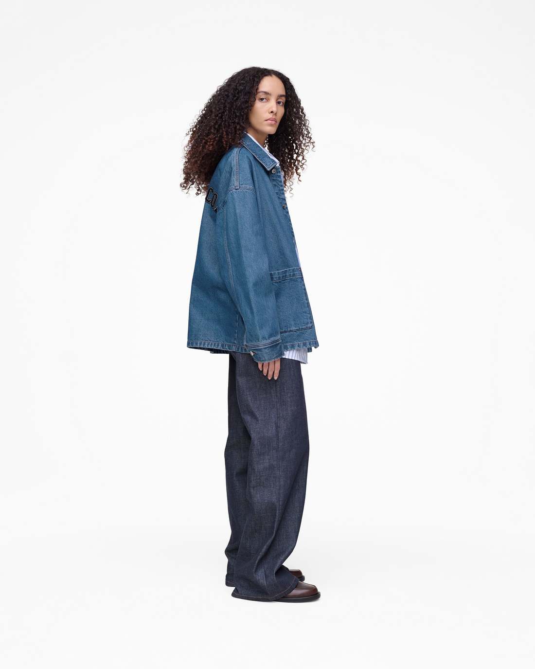 The A.P.C. X Marc Jacobs Denim Unisex Jacket Washed Indigo