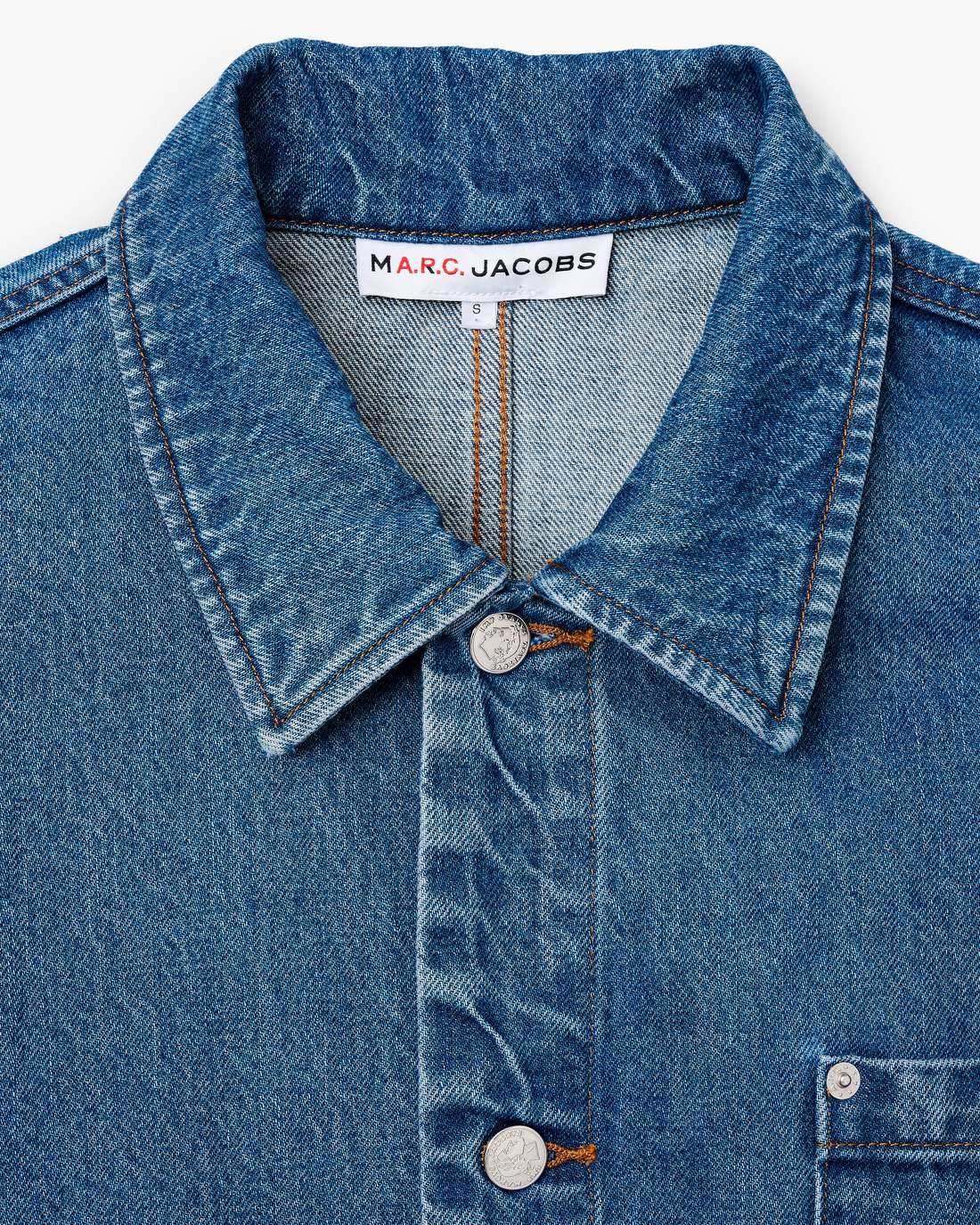 The A.P.C. X Marc Jacobs Denim Unisex Jacket Washed Indigo