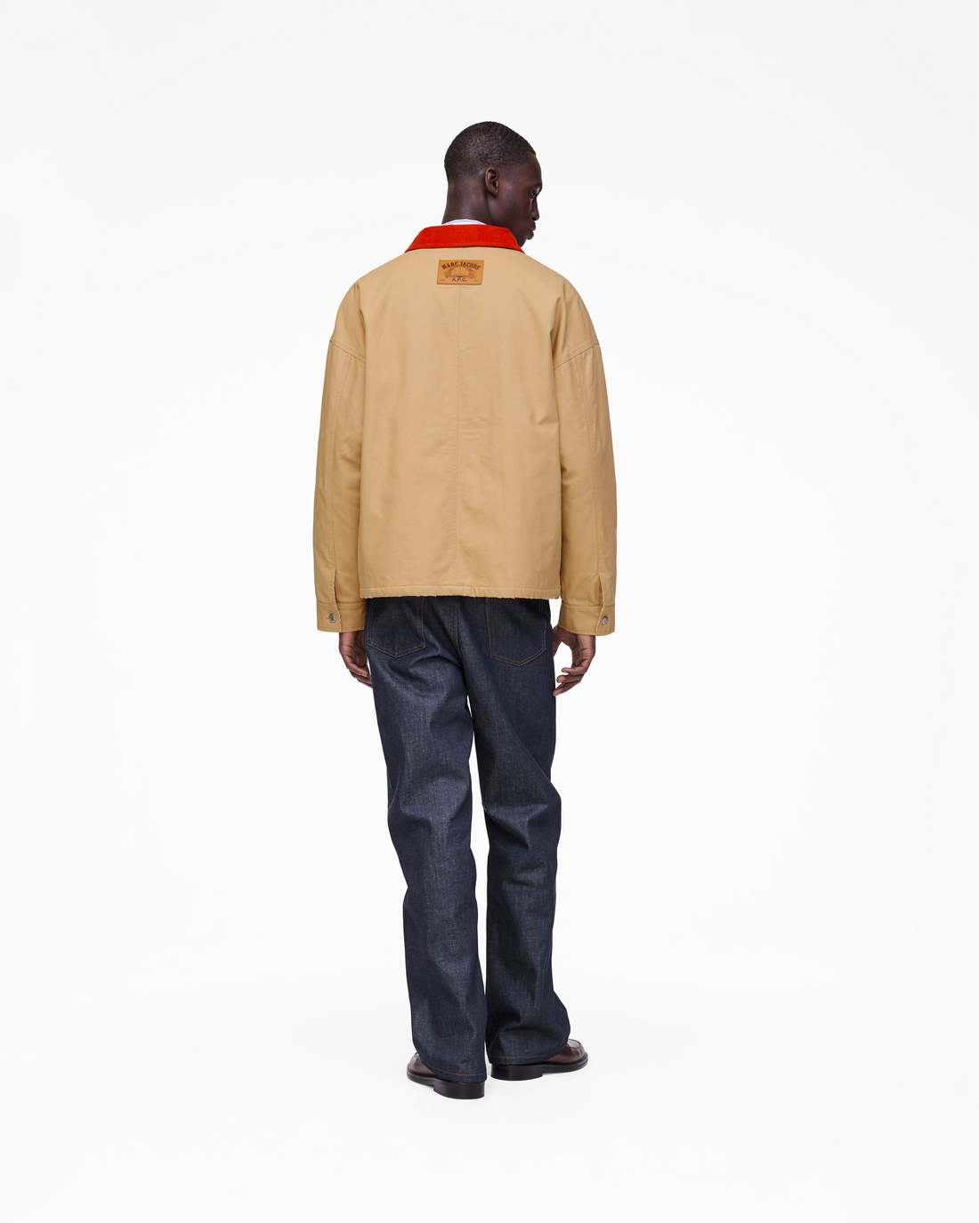 The A.P.C. X Marc Jacobs Stoned Canvas Unisex Jacket Camel