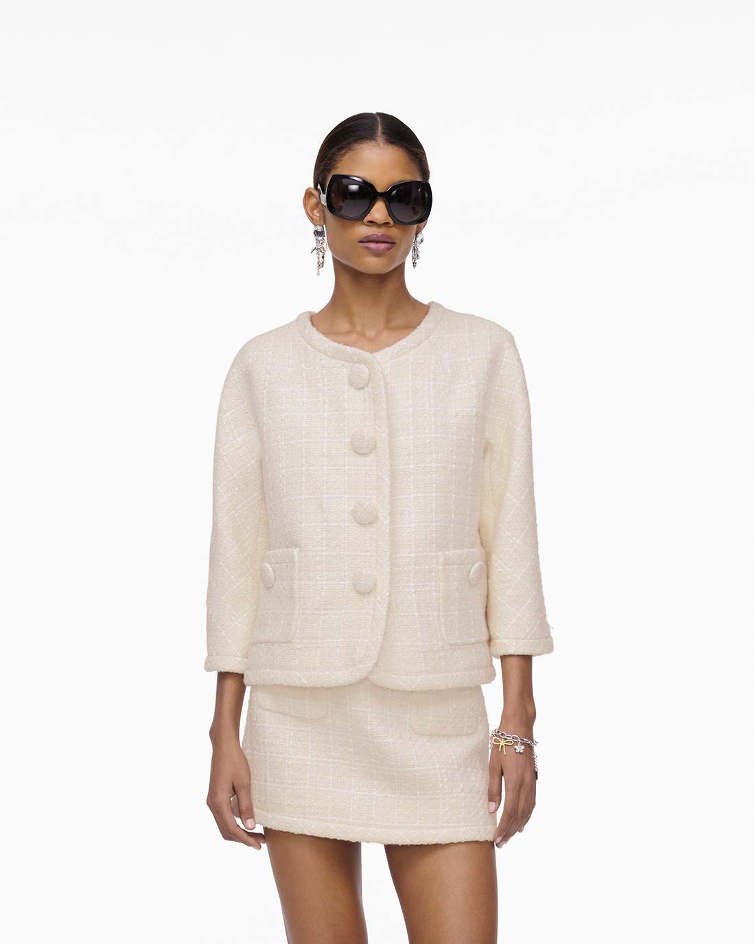 Tweed Backwards Lady Jacket Ivory